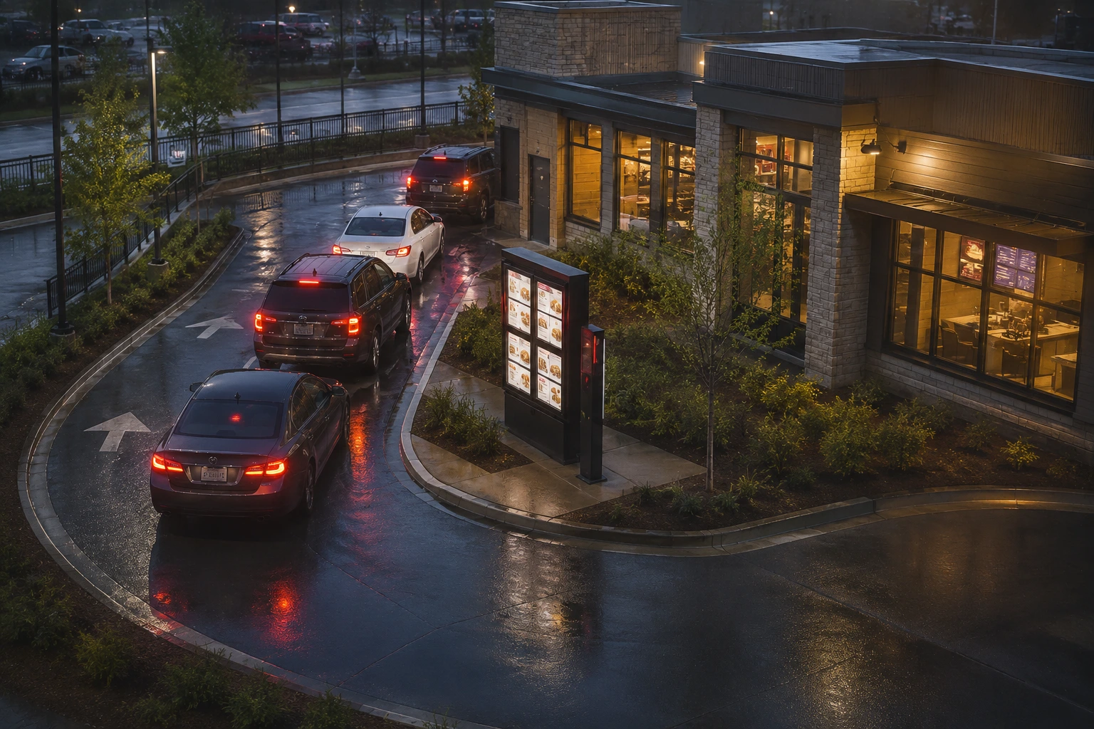 Drive-thru restaurant
